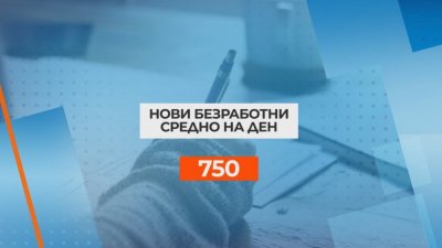 1351 души са се регистрирали като безработни само за ден