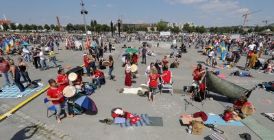 Протест срещу правителствените ограничения в Германия