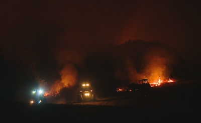 Пожарите в Хасковско: Най-тежка остава ситуацията край Белица