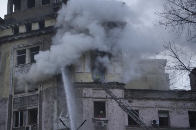 Атакуваха Киев с ракети - 17 ранени, сред които дете