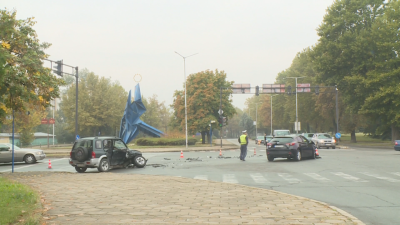 Нерегулирани светофари създават проблеми на оживено кръстовище в Благоевград