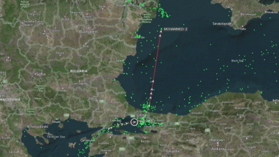Корабът, който блъсна друг плавателен съд край Румъния, пристигна в пристанище Варна