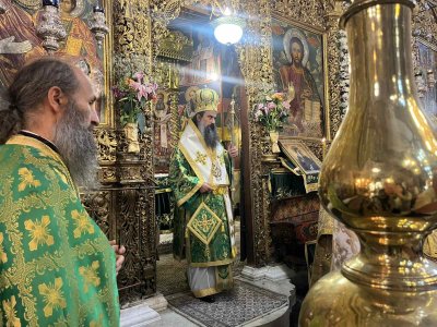 Рилският манастир събра духовници и вярващи за честването на годишнината от интронизацията на патриарх Даниил