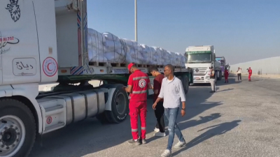 Пристигна първата хуманитарна помощ за Газа