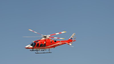 Въздушна линейка транспортира от Видин към София 53-годишен мъж с тежка неврологична травма