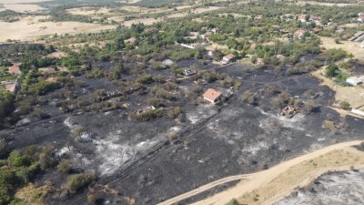 Пожарът в Сунгурларе е засегнал 20 000 декара площ