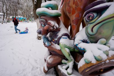 Невиждан от 60 г. студ скова Румъния, живакът падна до -21°