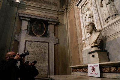 Скулптурата на Христос в базиликата „СантАнезе фуори ле мура“ в Рим е дело на Микеланджело, смятат учени