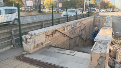 Неремонтиран подлез на бул. "България" - чия е отговорността?