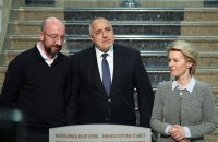 Борисов и председателите на ЕК и Европейския съвет инспектираха границите от въздуха (ОБОБЩЕНИЕ)