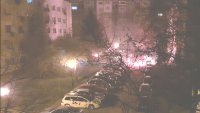 Лек автомобил горя тази нощ в Русе
