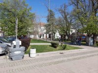 Мобилни мивки с дезинфектант на ключови места в Русе