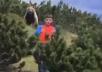 Мечка направи "фотобомба" на дете по време на излет в Италия